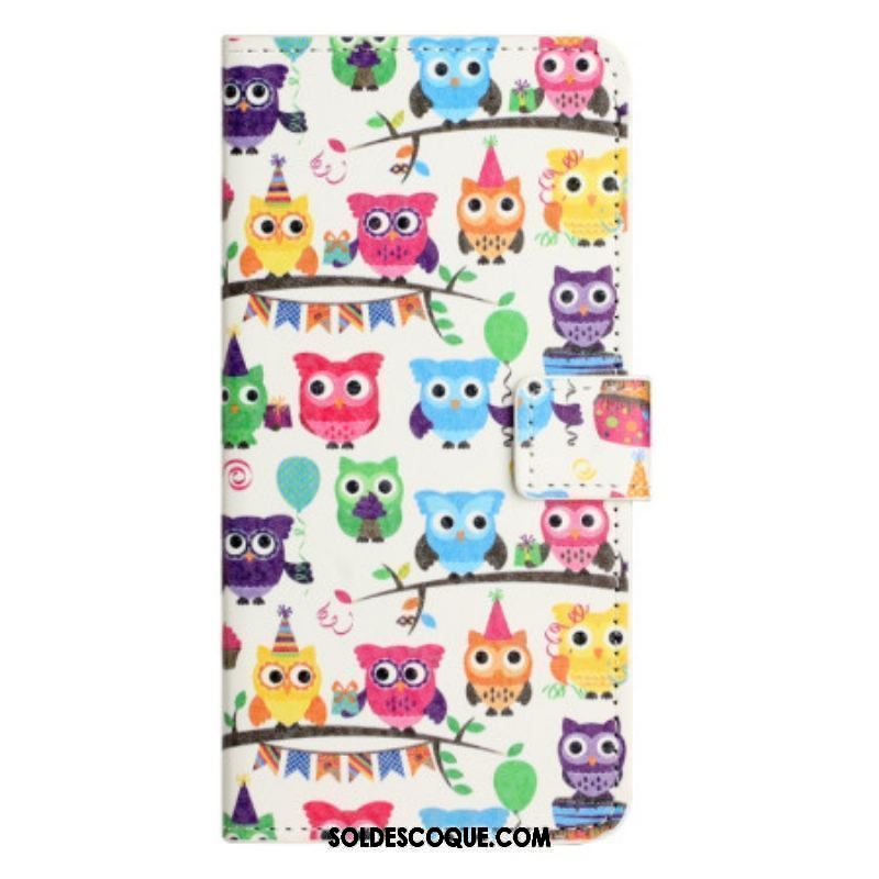 Housse iPhone 15 Gang de Hiboux