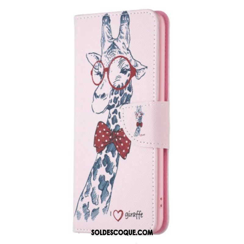 Housse iPhone 15 Plus Girafe Intello