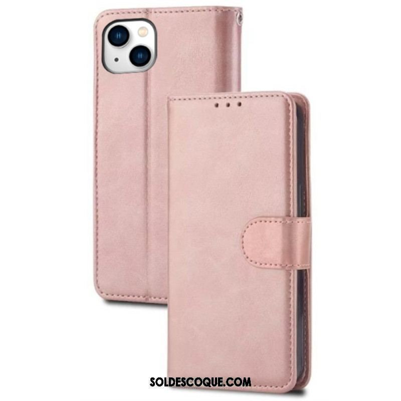 Housse iPhone 15 Plus Simili Cuir Sobre