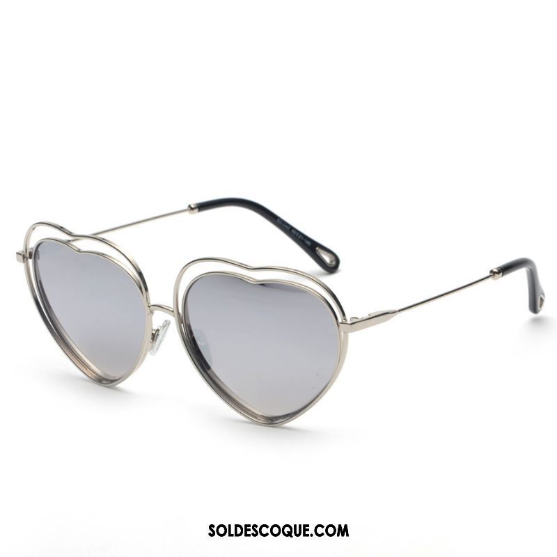 Lunettes De Soleil Femme Amour Gros Gris Rétro Cœur En Ligne