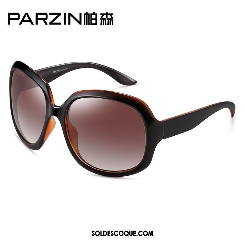 Lunettes De Soleil Femme Gros Marron Mode Tendance Rétro Soldes