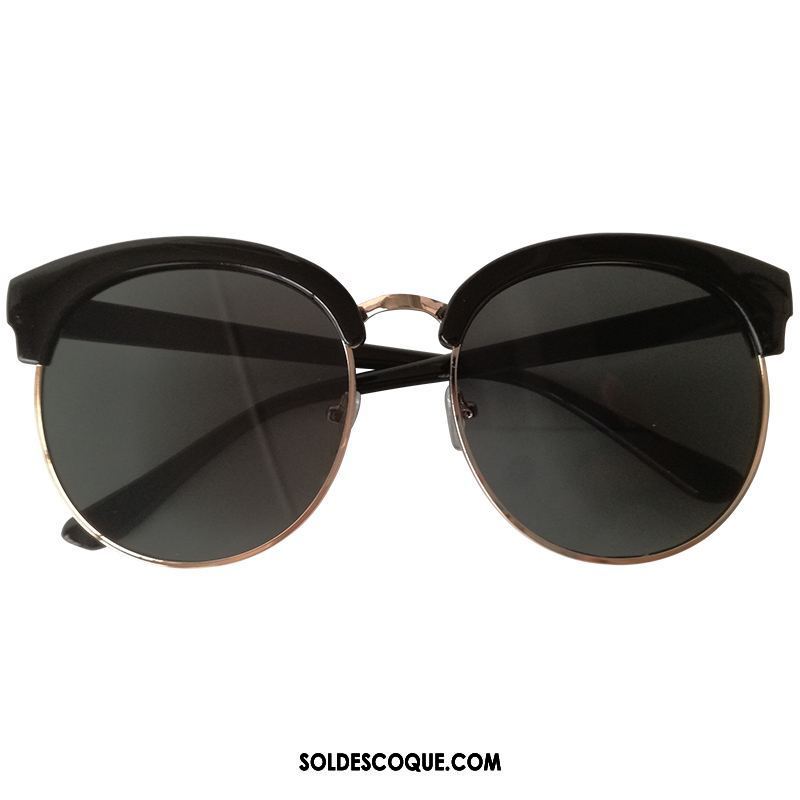 Lunettes De Soleil Femme Gros Noir Longue Ultra Crème Solaire Pas Cher