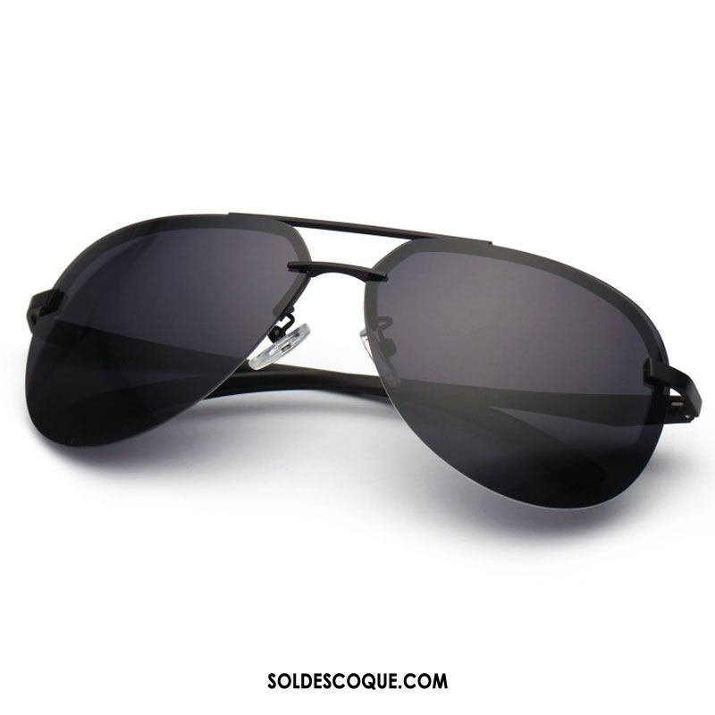 Lunettes De Soleil Homme Femme Conduire Chauffeur Aviateur Noir Pas Cher