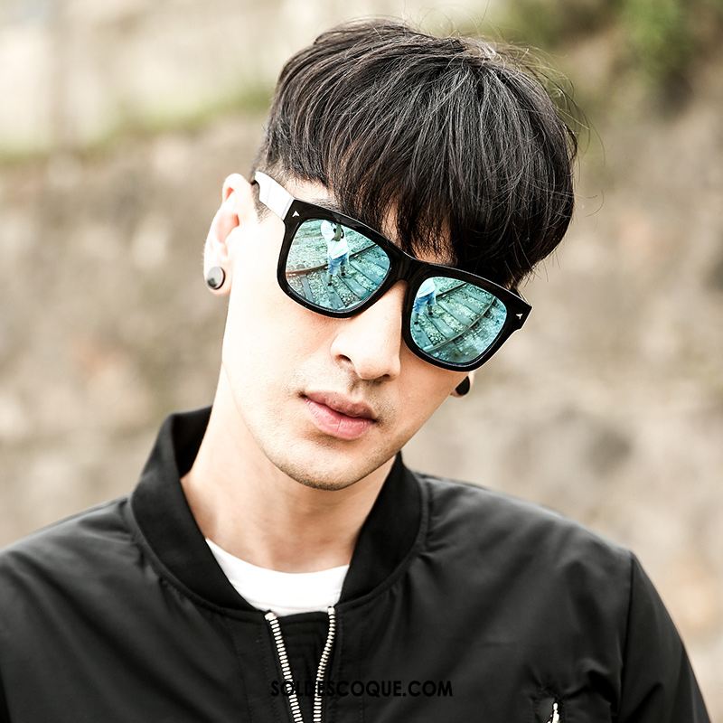 Lunettes De Soleil Homme Noir Le Nouveau Tendance Longue Ultra Pas Cher