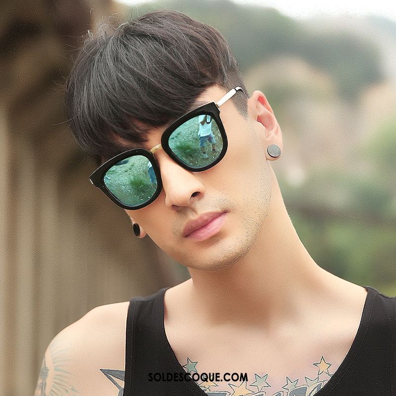 Lunettes De Soleil Homme Personnalité Tendance Femme Noir Ultra En Vente