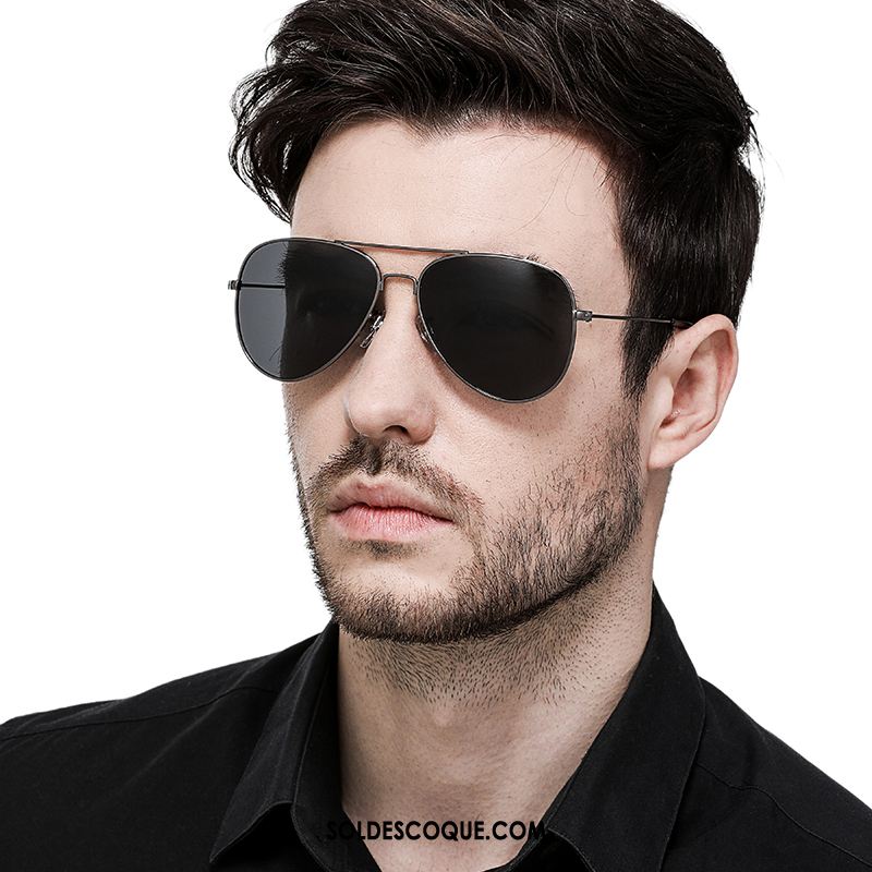 Lunettes De Soleil Homme Polarisant Le Nouveau Aviateur Femme Conduire Pas Cher