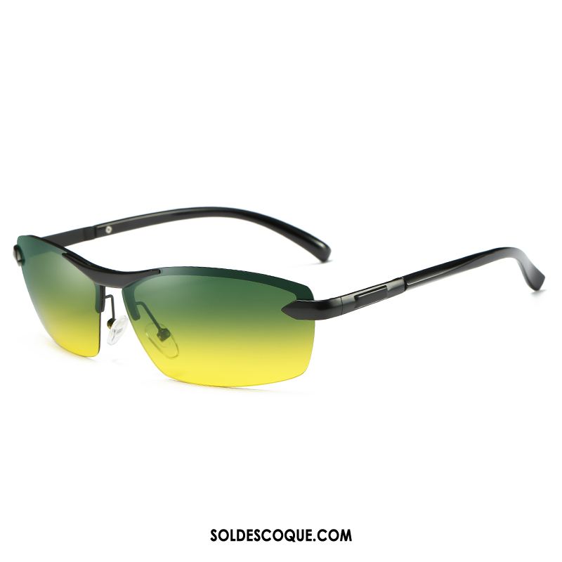 Lunettes De Soleil Homme Vision Nocturne Conduire Multifonctions Femme Polarisant Soldes