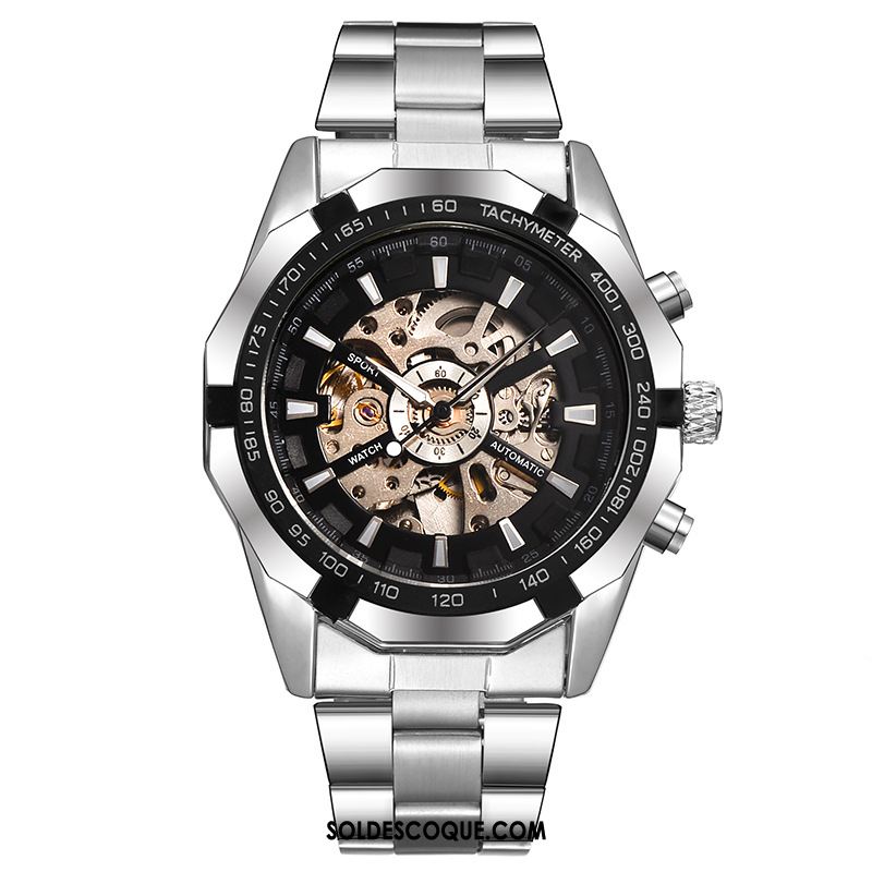 Montre Homme Haut Grade Creux Automatique Mode Montre À Bracelet En Vente