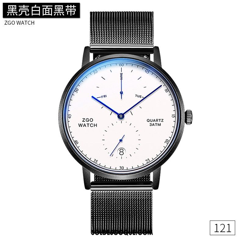 Montre Homme Loisir Mode Noir Le Nouveau Ceinture En Vente