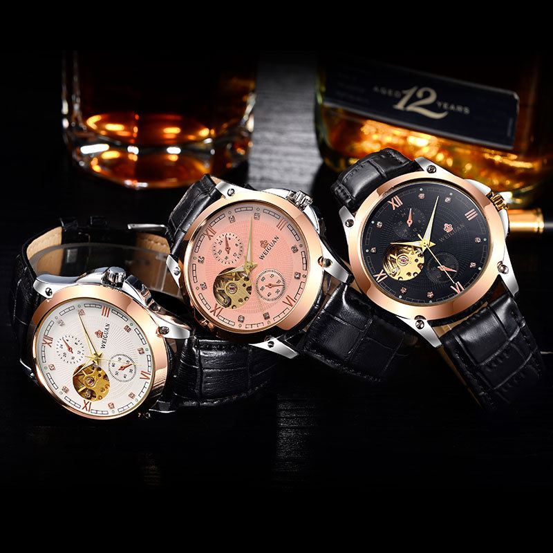 Montre Homme Noir Entreprise Bien Mode Rose En Ligne