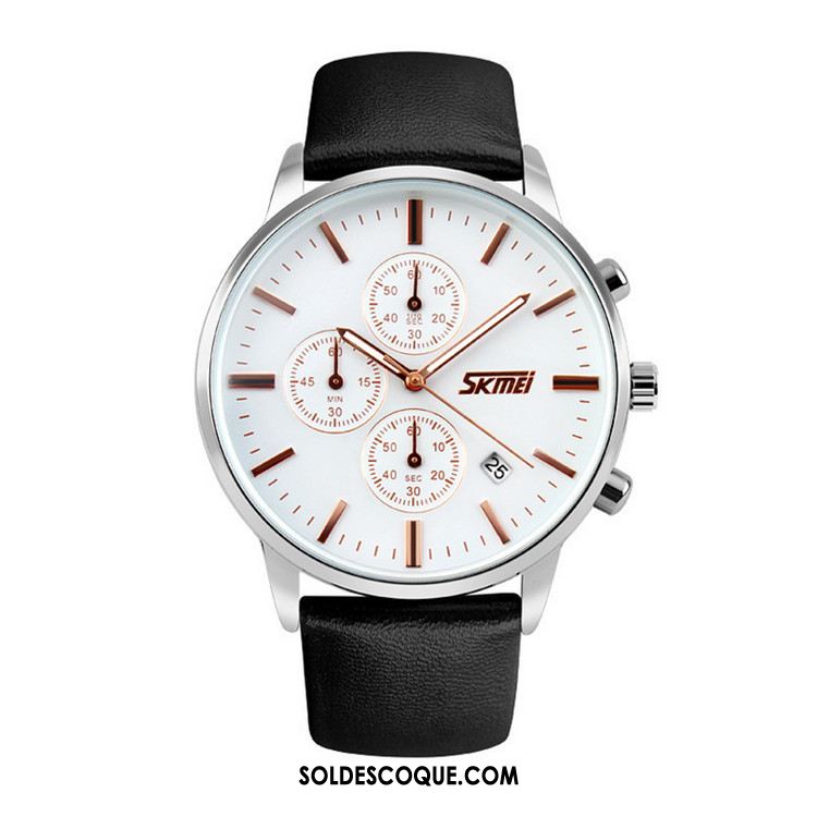 Montre Homme Tendance Loisir Gros Étanche Montre À Quartz Soldes