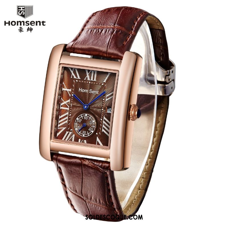 Montre Homme Étanche Étudiant Amoureux Ceinture Femme Soldes