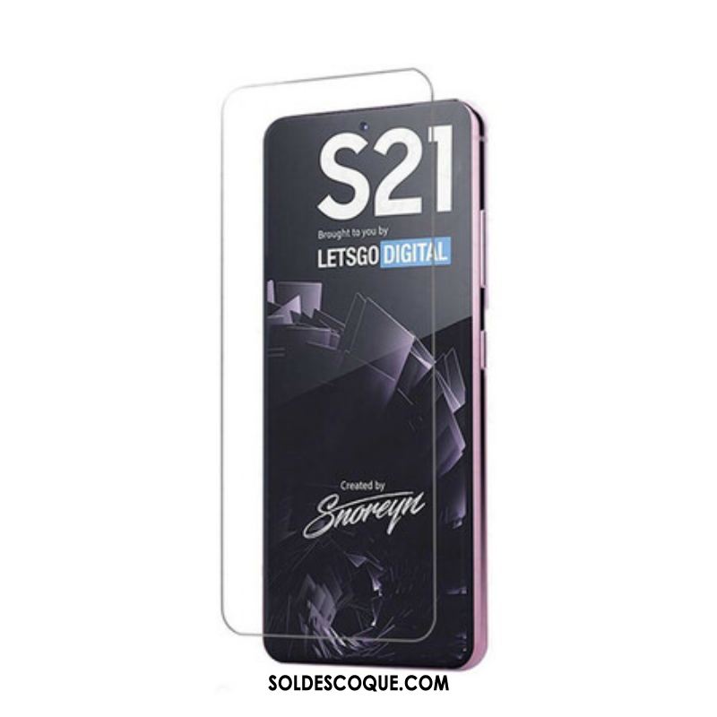 Protection en Verre Trempé pour Écran Samsung Galaxy S21 5G
