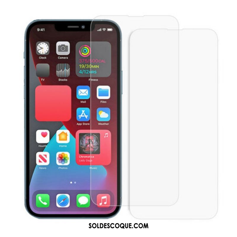 Protection en verre trempé (2 pièces) pour l’écran du iPhone 13 / 13 Pro