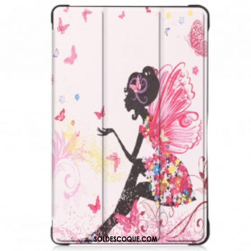 Smart Case Samsung Galaxy Tab A7 (2020) Renforcée Fée Florale