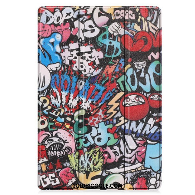 Smart Case Samsung Galaxy Tab S8 Plus / S7 Plus Renforcée graffitis