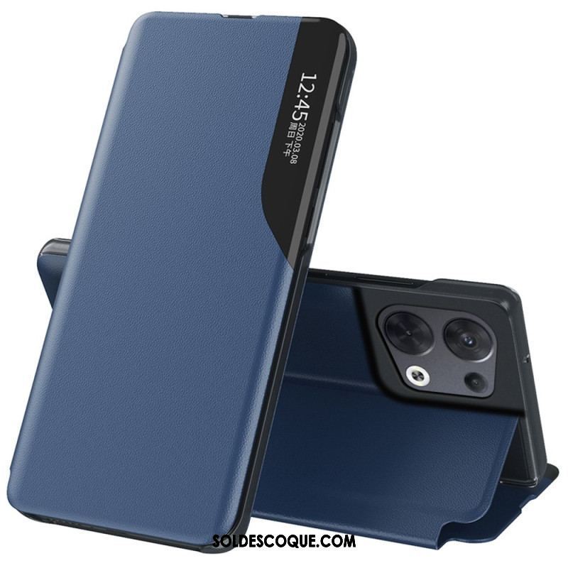 View Cover Oppo Reno 8 Pro Simili Cuir