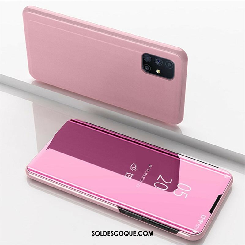 View Cover Samsung Galaxy M51 Miroir et Simili Cuir